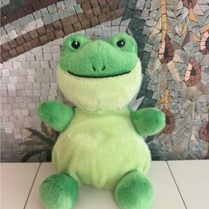 Green Plush Frog Toy